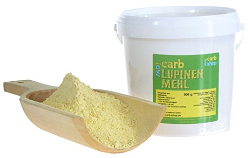 -Carb ideale Backzutat für die Low-Carb-Küche: Lupinen Mehl 500 g -Carb ideale Backzutat für die Low-Carb-Küche: Lupinen Mehl 500 g