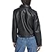 Levi's Women's Classic Sherpa Lined Trucker Jacket, Black Faux Leather Lightweight, Medium