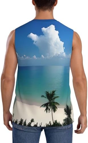 Canottiera Uomo 100% Cotone Stampata - Per Palestra, Spiaggia E Look Casual - Foto 5