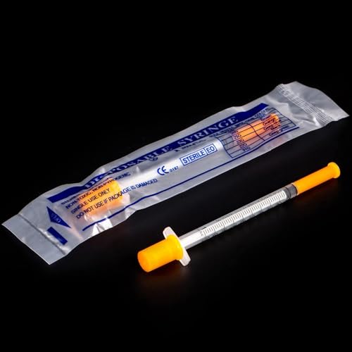 SKXZK 1ml/cc 30G Kunststoff Mehrzweck-Messwerkzeuge, einzeln verpackt (100Pack) (Packung mit 2)