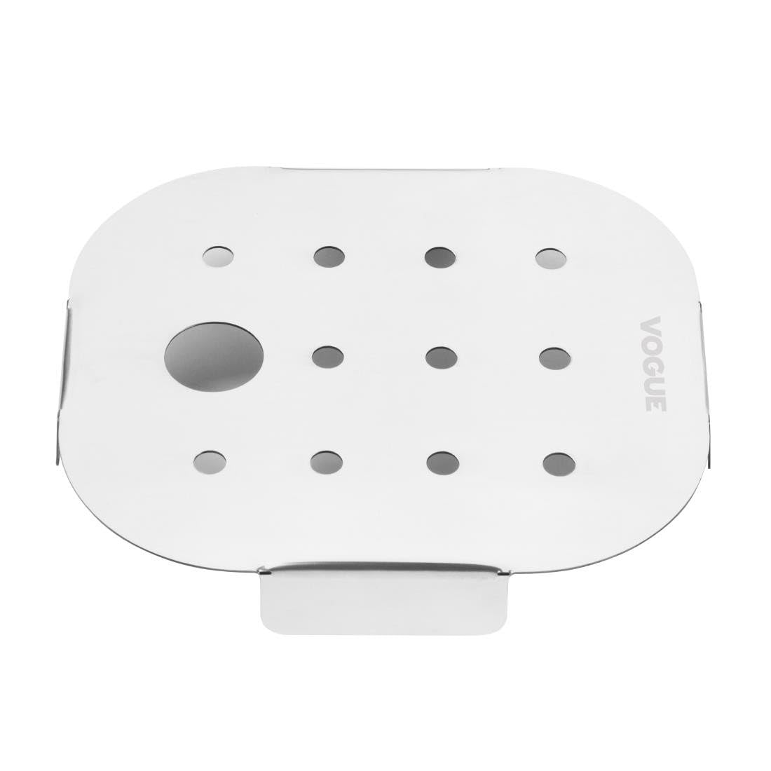 Vogue GN Égouttoir en acier inoxydable pour GN 1/6
