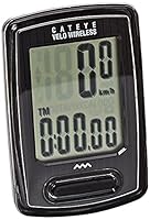 CatEye Velo Wireless Cycle Computer: Wireless, compact, tracks Speed and Distance