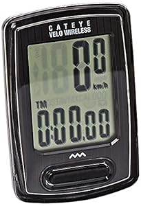 CatEye Velo Wireless-CC-VT230W Fahrradcomputer, Schwarz