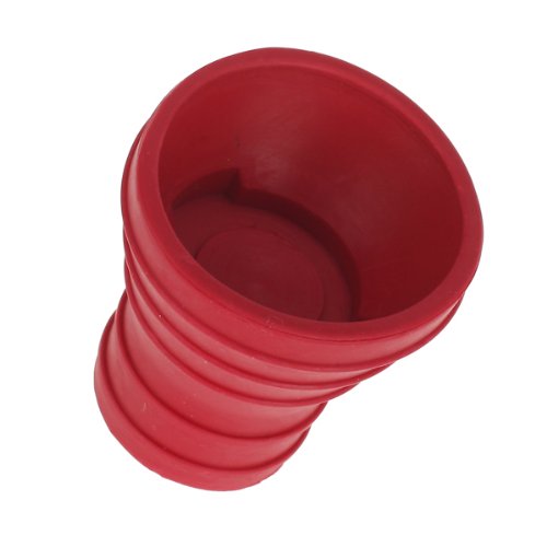 Toygogo Premium Rubber Golf Ball Pick-up Suction Cup Club Retriever Putter Grip Red