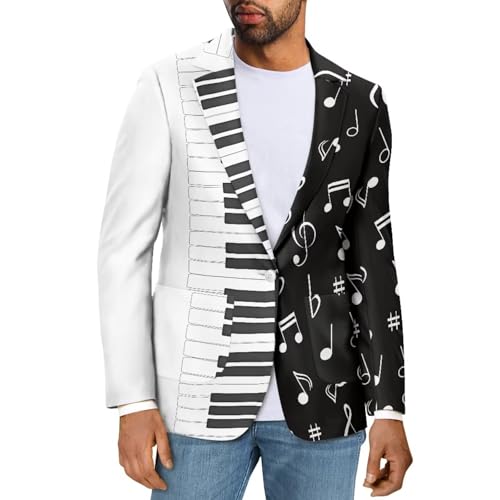 Men's Casual Blazer One Button Business Suit Jacket Slim Fit Sports Coats Blazers Plus Size Suit Jacket3