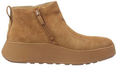Fitflop Damskie zamszowe płaskie botki z zamkiem błyskawicznym, @@, 38 EU