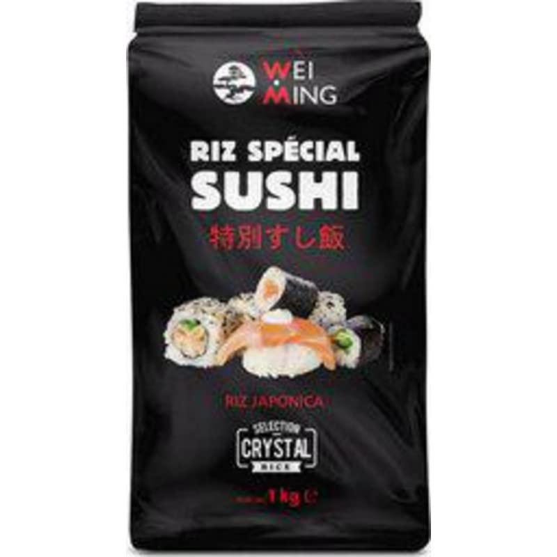 WEI MING Riz japonais pour sushi 1 kg