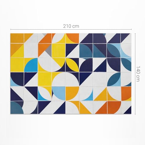 Tapis vinyle intérieur 140x210 rectangle PVC pour sol de cuisine - 3