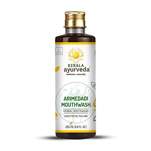 Kerala Ayurveda Arimedadi Mouthwash - Ayurvedic Oil Pulling Mouthwash with Sesame Oil â€“ for Optimal Oral Health, Healthy Teeth & Gums, 6.8 Fl Oz