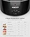 Homever Slow Cooker,3.5-Quart Manual Slow Pot with Standard Lid,Multi-Cooker with Removable Ceramic Cooking Crock,3 Adjustable Temp Settings (High/Low/Warm), Cooking for Vegetables,Beef,Cake,etc.