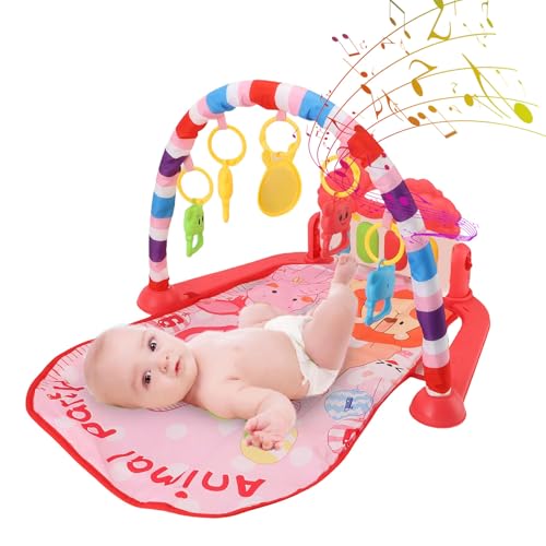 Baby Play Mat Activity Gym Multifunctional Adjustable Height Educational Infant Musical Piano Fitness Game Play Mat Sensory Toy – Image 3