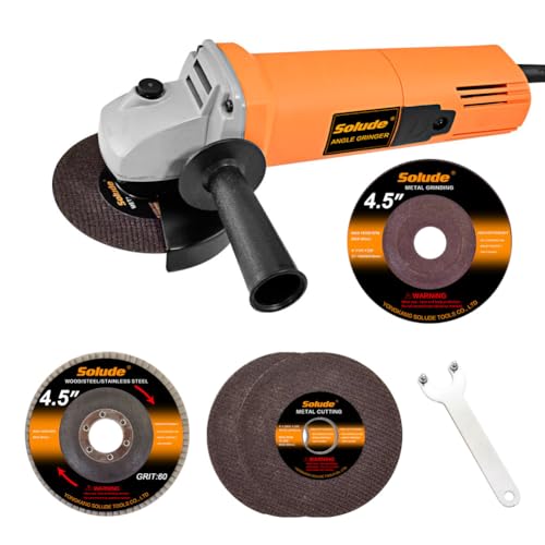 SOLUDE 4-1/2 Inch Angle Grinder
