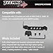 Techna Clip Concealment System for Smith & Wesson Shield (9mm & .40) - Durable High-Carbon Spring Steel Gun Clip w/Teflon Coating - Right-Side Carry, Easy-to-Install Glock Clip (Black)