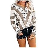 ♥ El jersey de manga larga de esta mujer se puede combinar con jeans, pantalones de traje, faldas, etc. para mayor comodidad y calidez. Adecuado para el ocio diario o el trabajo en otoño e invierno.