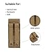 EXCELLENT ELITE SPANKER Tactical Molle Single/Double/Triple Mag Pouch for M4 M14 M16 AR15 AR10 G36 Magazine Holds 2 Mags(Coyote Brown) …