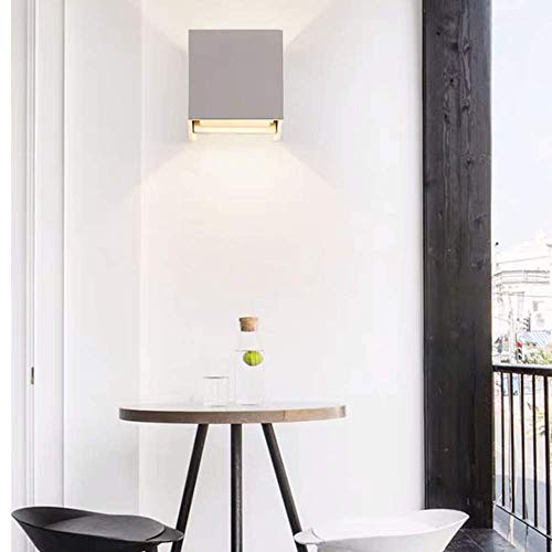 Lampe à LED murale pour balcon et salon au design nordique étanche