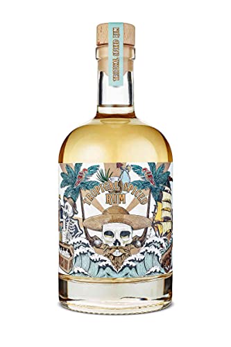 WAJOS Tropical Spiced Rum 500ml (37,8% vol) | Flavoured Rum aus Caribbean Rum, Zitrus, Bitterorange & Kokos | tropisch, fruchtig | Männer Geschenk Cover
