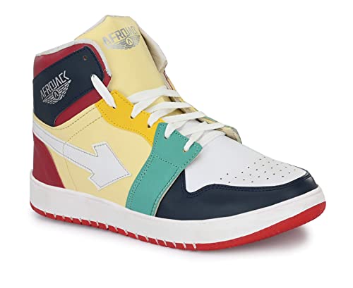 Image of AFROJACK Mens Casual Shoes | Sneaker Boots | Lace up | Lightweight Shoes m880