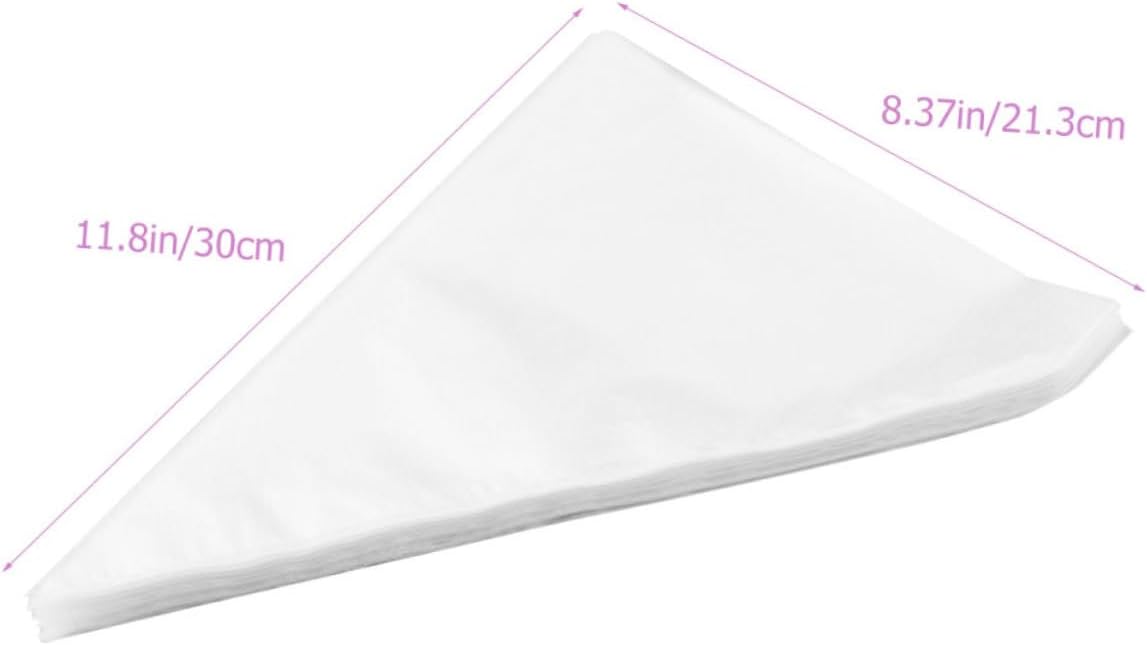 PRETYZOOM 200pcs Disposable Pastry Icing Bags Pe Piping Bags for Cake Decorating and Desserts Opening Thick Strong No Burst Leakage