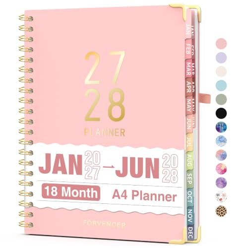 Forvencer Planner 2027-2028, 18 Month Calendar Planner, Jan 2027-June 2028