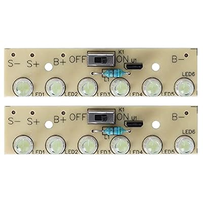2 uds módulo controlador, Partes y accesorios para caldera Circuitos impresos de lámpara solar placa de circuito de Control de luz de césped con interruptor 1,2 V RF1206