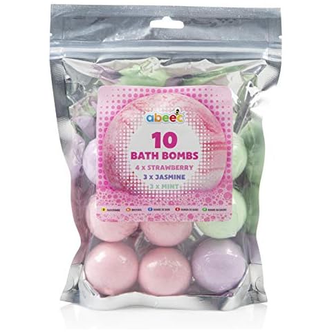 abeec 10 Bath Bomb Set with Scents Cover