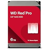 【Amazon.co.jp限定】Western Digital ウエスタンデジタル WD Red Pro 内蔵 HDD ハードディスク 6TB CMR 3.5inch SATA 7200rpm キャッシュ256MB NAS HelioSeal 24時間365日対応 5年保証 WD6005FFBX-AJP エコパッケージ 【国内正規代理店】