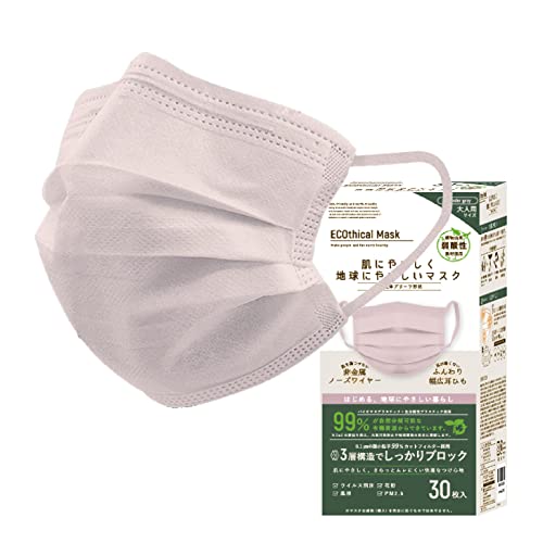 [ECOthical Mask] }XN sDz}XN ӂTCY 30 v[c}XN ĝă}XN sDz ɂ₳ ɂȂɂ v[c^ x_[O[ GRVJ}XN