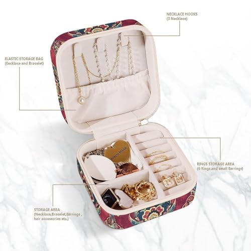 Boîte à bijoux de voyage pour ne plus emmêler vos colliers - 6