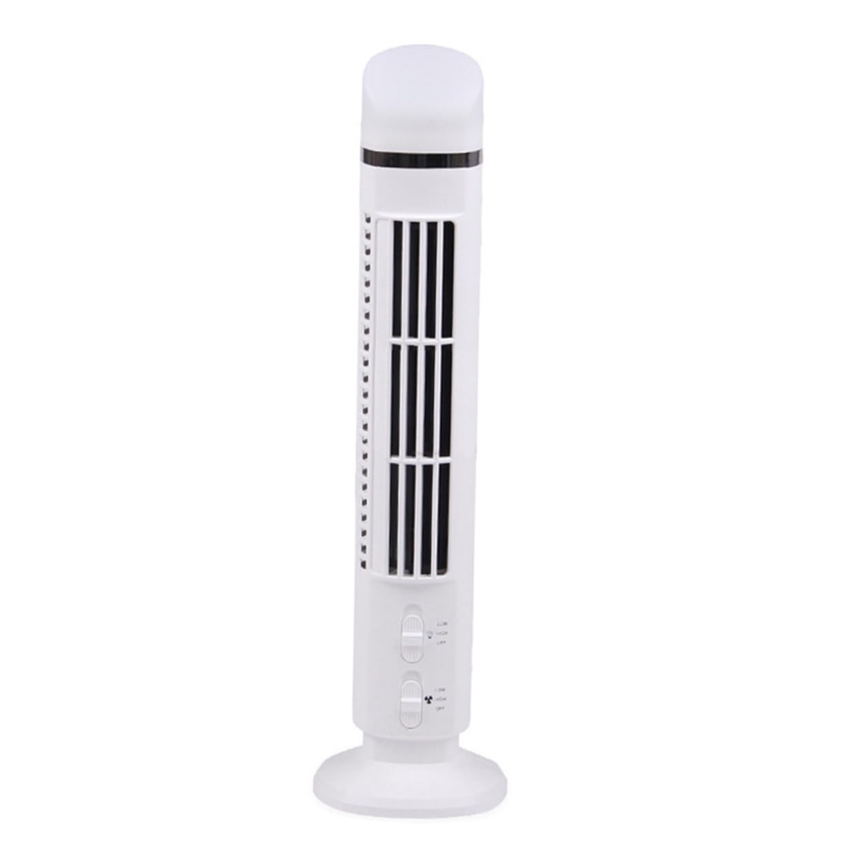 Usb Mini Cooling Fan with Light Bladeless Silent Desk Fan for Home Office Airflow Compact Design White No