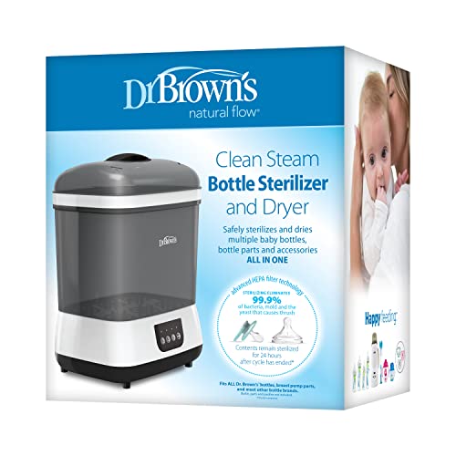 Dr. Brown's Deluxe Electric Baby Bottle And Pacifier Sterilizer #TOP1
