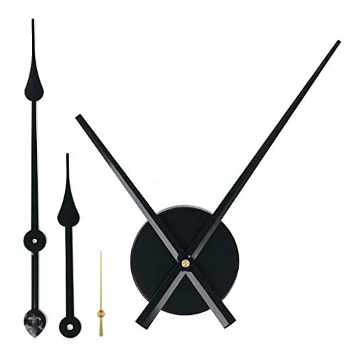 EMOON 2 Pair Hands 3D Clock Movement DIY Large Wall Clock Quartz Clock Mechanism for Home Art Decor