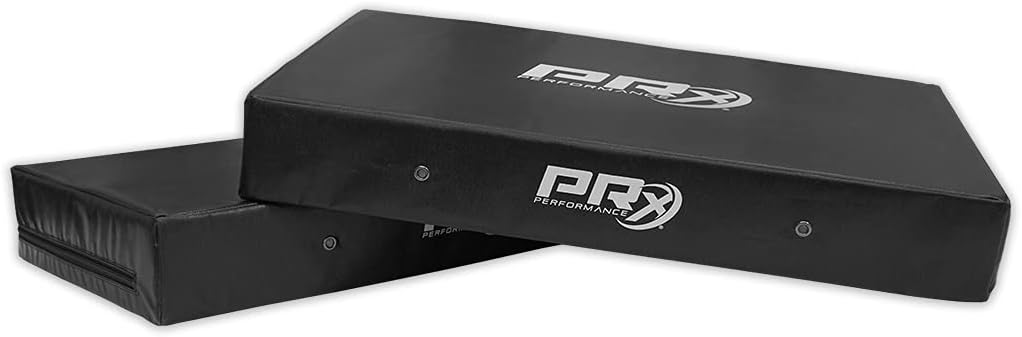 PRx Performance Weight Plate Crash Pads, Barbell Cushion for Home Gym Workouts, Sound Dampening Bar Protection