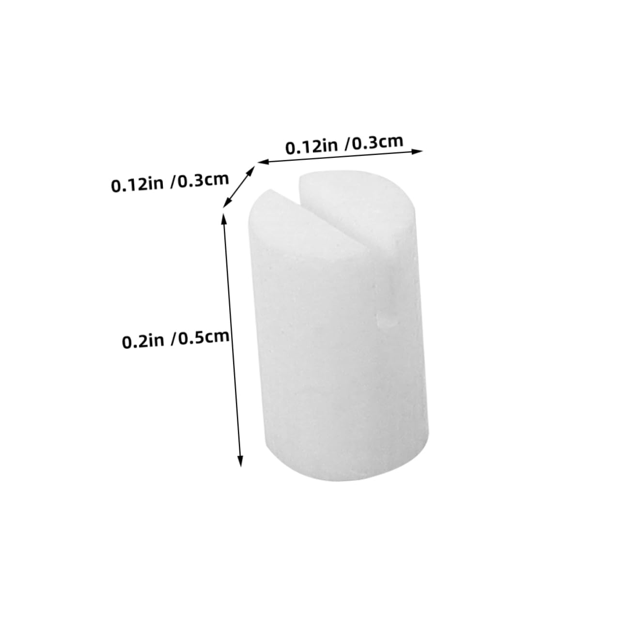 Garneck 5 String Banjo Nut Ox Bone Material Banjo Fifth String Nut for Enhanced Sound 3pcs Pack