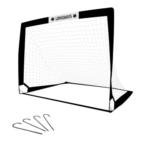 Image of LOMGWAYS Soccer Goal for Kids + Youth with Carry Bag for Practice & Games