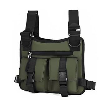 Amazon | チェストバッグ タクティカルベスト 胸・背中両用
