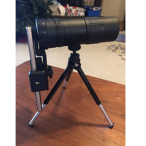 10-300X40Mm Hd Monocular Telescope With 4K Optics, Night Vision, Smartphone Compatibility, And Bak4 Prism For Bird Watching, Hunting, And Outdoor Adventures #TOP5