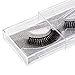 Stockroom Plus Empty Clear Eyelash Storage Case - Protect & Organize False Eyelashes - Store Magnetic Lashes & Lash Clusters - Travel Makeup Case Organizer - 30 Pack, Silver, 4.4 x 2 in