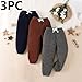 3-Pack Boys Fleece Lined Corduroy Sweatpants Warm Winter Elastic Waist Athletic Track Pants with Pockets for Girls 2-7 Years