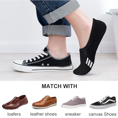 Image of Gonii Womens No Show Socks Athletic Ankle Socks Cushioned Running Low Cut | Breathable fabric, Reinforced toe heel, Thick sole pad, Anti-slip heel grip, Sweat-wicking, Anti-shrink, Sport & casual wear