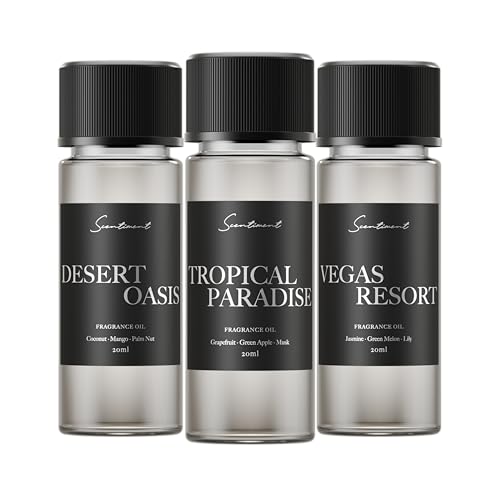 Scentiment Hotel Scent Discovery Set - Las Vegas Fragrance Oils, 3-Pack