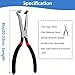 XIELAOBAN Electrical Disconnect Pliers and Oil Filter Pliers 8-Inch, Swivel Jaw Automotive Wire Connector Removal Tool, Push Tab Release, Comfort Grip Handle for Car Truck