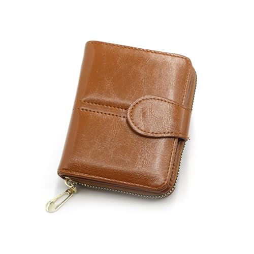 Multi-capacity design Women's short Wallet Wallet Card bag Short zipper(white-Patch five-pointed star4)