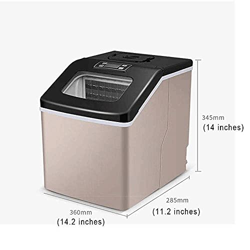 Ice Cube Maker Kommerzielle Eismaschine, 121 lb alle 24 Stunden 33 lb Speicherkapazität Edelstahl Ideal für Hotels… – Bild 3