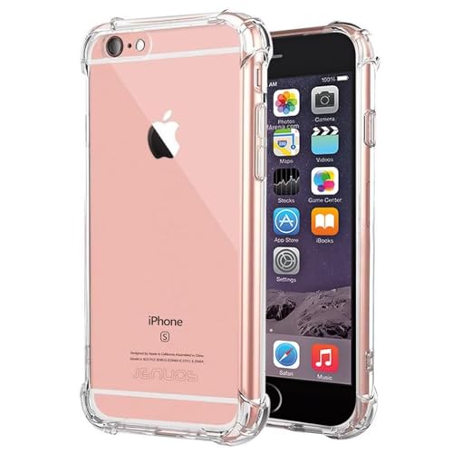 Yerebel Case for iPhone 6S Case, iPhone 6 Cute Case, Clear Flexible Bumper TPU Soft Rubber Silicone Cover Phone Case for iPhone 6S Crystal Clear