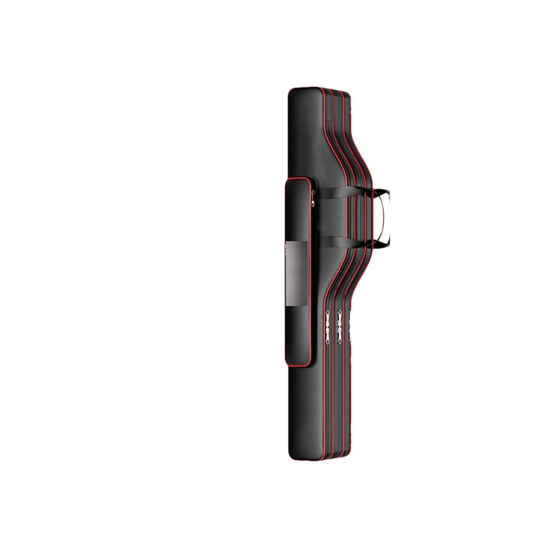 Suwequest Borsa da pesca Oxford a 2/3 strati, porta canne da pesca, borsa per attrezzi da pesca, borsa impermeabile per attrezzatura da pesca, 3 strati, 110 cm