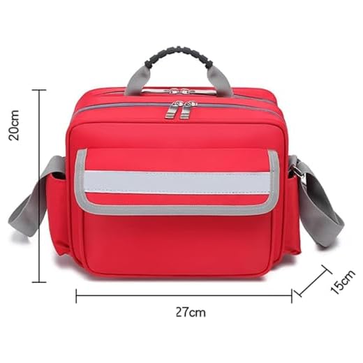Emergency First Aid Shoulder Bag Organizer