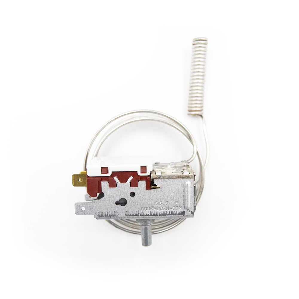 Thermostat Mécanique K50-H2005 avec on/Off – Idéal pour Comptoirs Réfrigérés et à Glace, Sonde Intégrée pour Un Contrôle Précis de la Température