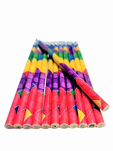 Paquete de 24 lápices y 18 borradores Block Mania miniatura 6