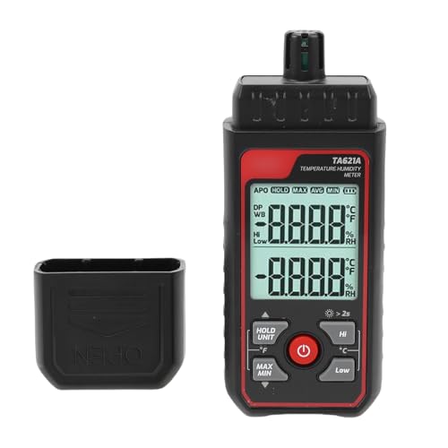 Humidimètre de température ambiante multi-mode Irfora pour rangement et maison